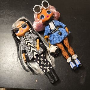 L.O.L. Suprise! O.M.G. Bundle Of 2 Dolls Uptown Girl And Groovy Babe